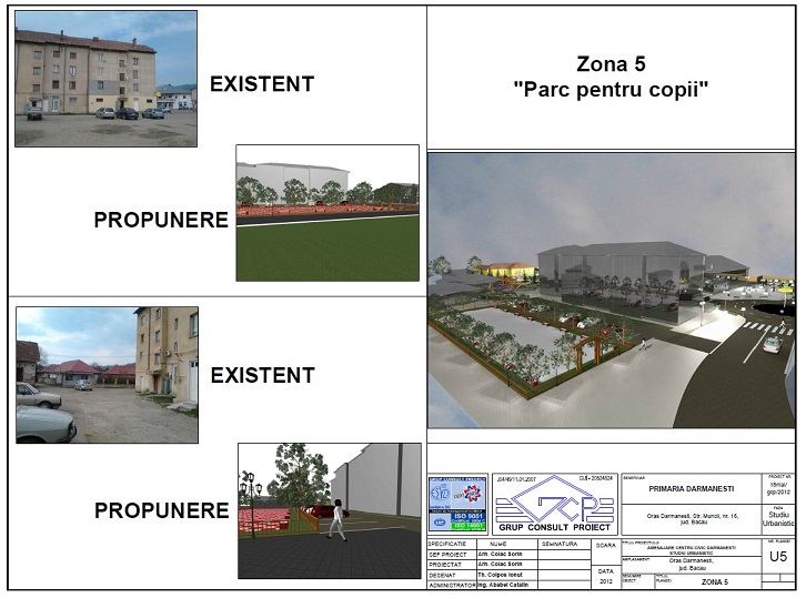 Amenajare și modernizare Centru Civic – etapa II Oraș Dărmănești, jud. Bacău